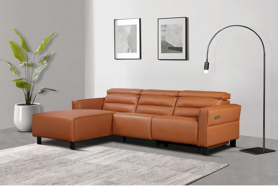 Home affaire Hoekbank Carpari L-vorm 263 cm handmatige of elektrische relaxfunctie - Foto 6