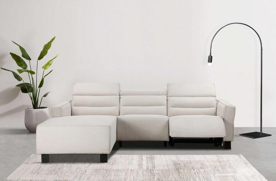 Home affaire Hoekbank Carpari L-vorm 263 cm handmatige of elektrische relaxfunctie - Foto 7