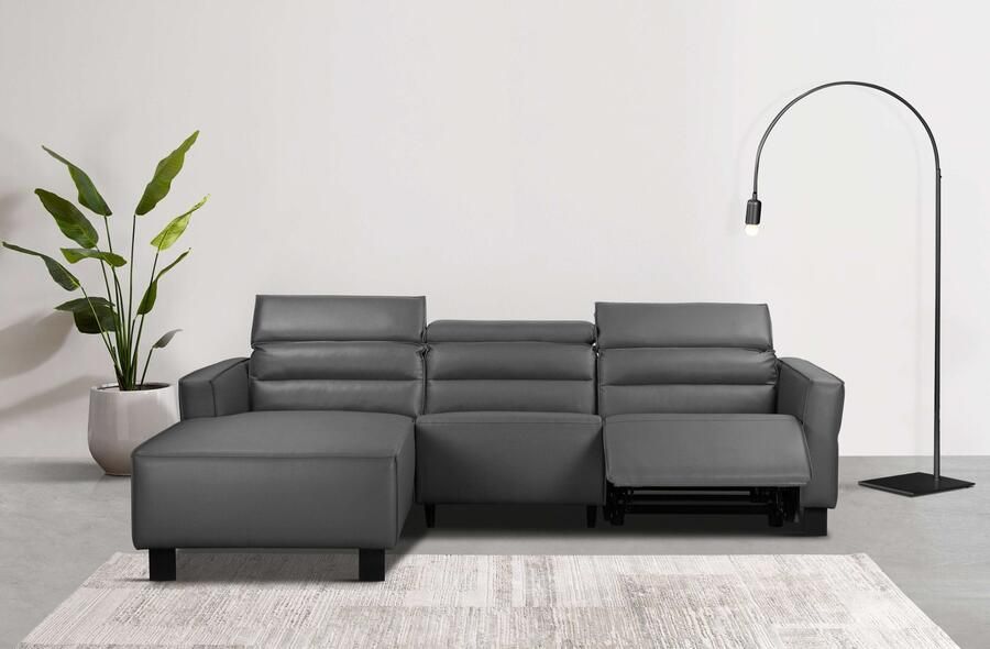 Home affaire Hoekbank Carpari L-vorm 263 cm handmatige of elektrische relaxfunctie - Foto 7