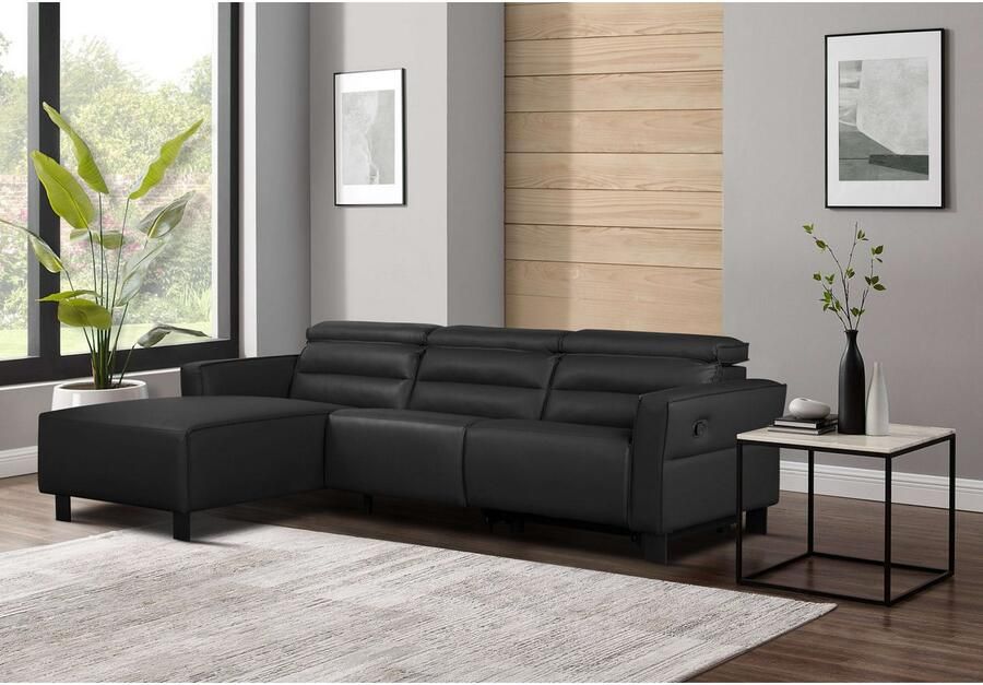Home affaire Hoekbank Carpari L-vorm 263 cm handmatige of elektrische relaxfunctie - Foto 6