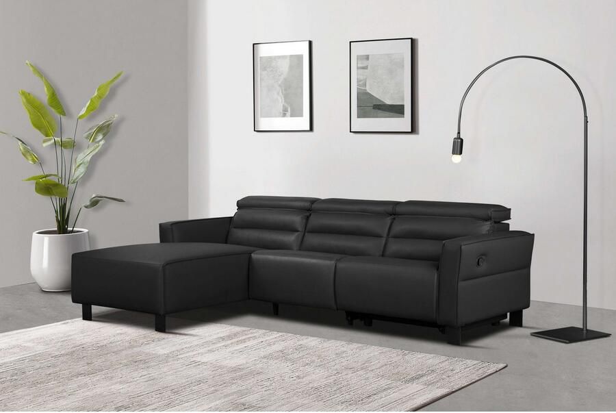 Home affaire Hoekbank Carpari L-vorm 263 cm handmatige of elektrische relaxfunctie - Foto 7