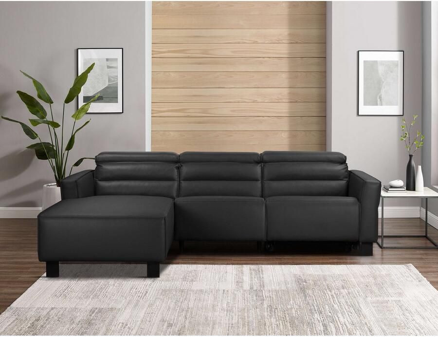 Home affaire Hoekbank Carpari L-vorm 263 cm handmatige of elektrische relaxfunctie - Foto 3