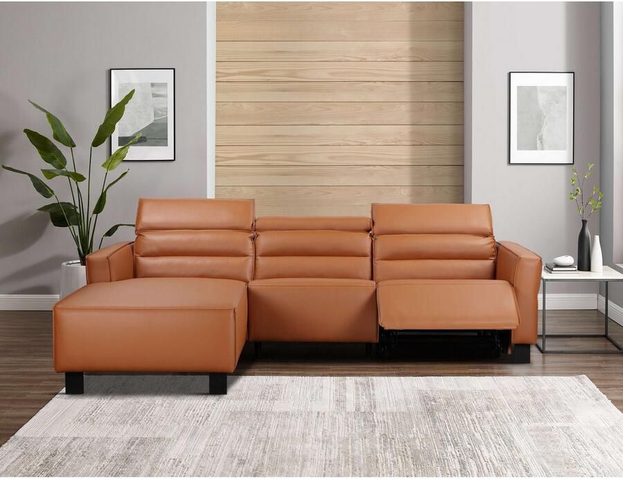 Home affaire Hoekbank Carpari L-vorm 263 cm handmatige of elektrische relaxfunctie - Foto 2