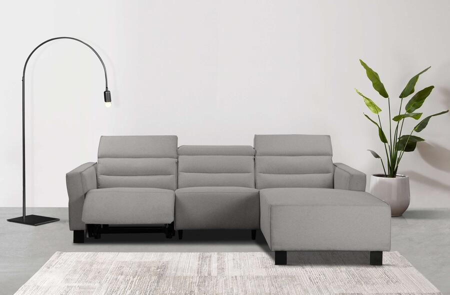 Home affaire Hoekbank Carpari L-vorm 263 cm handmatige of elektrische relaxfunctie - Foto 11