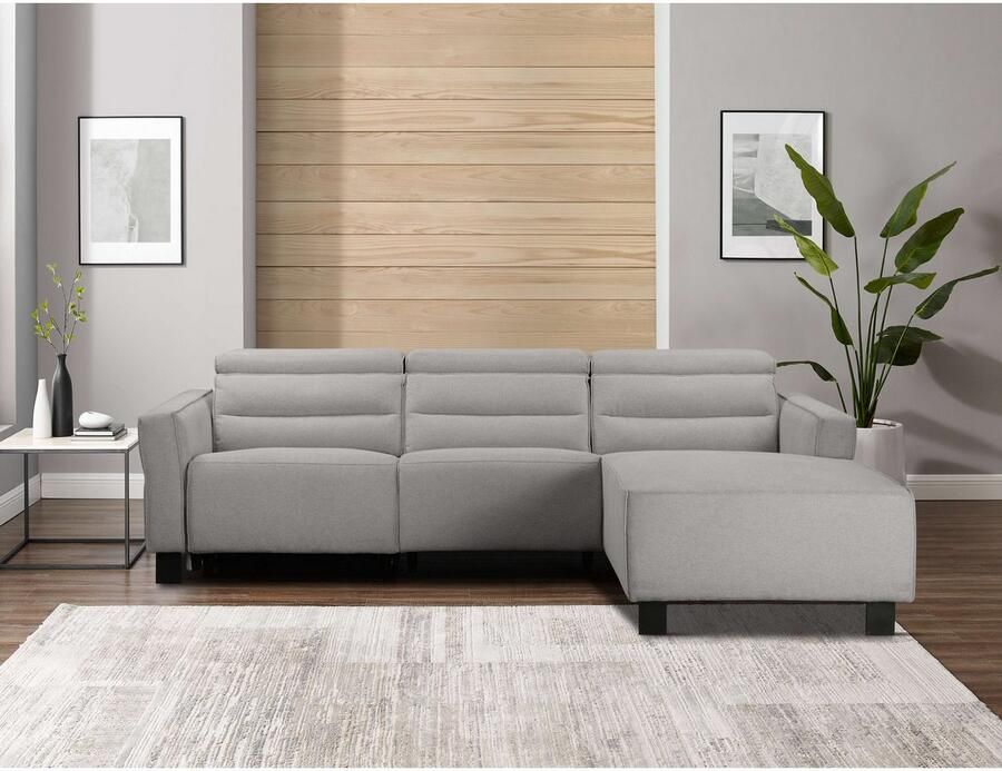 Home affaire Hoekbank Carpari L-vorm 263 cm handmatige of elektrische relaxfunctie - Foto 3