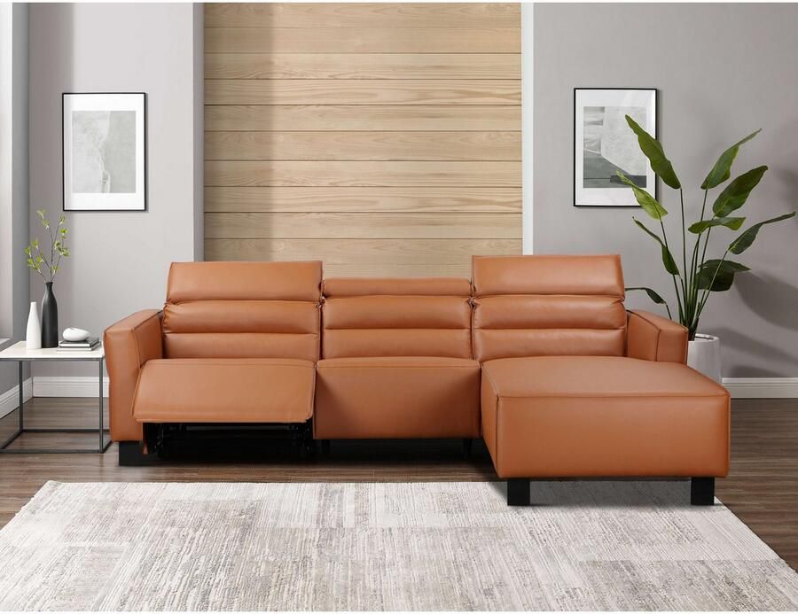 Home affaire Hoekbank Carpari L-vorm 263 cm handmatige of elektrische relaxfunctie - Foto 4