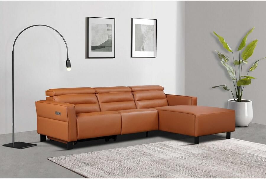 Home affaire Hoekbank Carpari L-vorm 263 cm handmatige of elektrische relaxfunctie - Foto 8