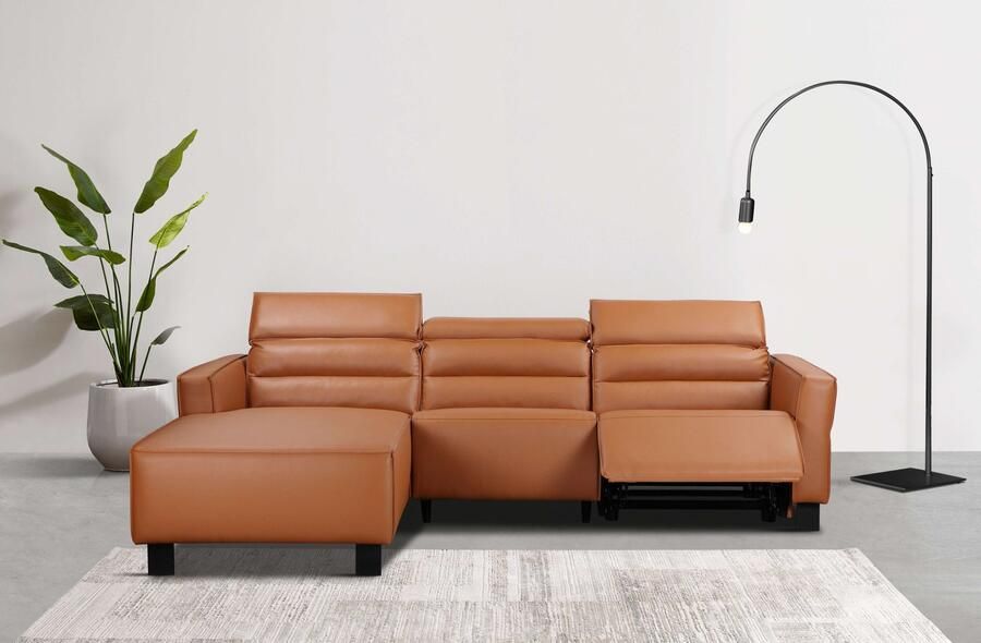 Home affaire Hoekbank Carpari L-vorm 263 cm handmatige of elektrische relaxfunctie - Foto 7
