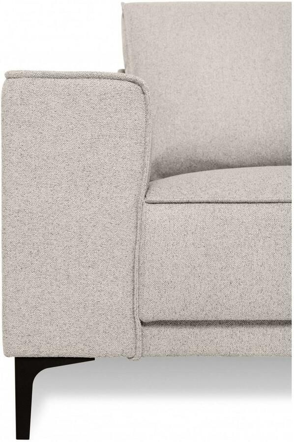 Places of Style Hoekbank CASINA met ronde ottoman poef voetenbank in een zachte chenille stof - Foto 5