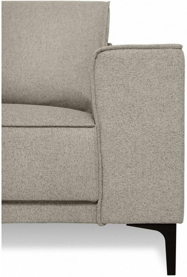 Places of Style Hoekbank CASINA met ronde ottoman poef voetenbank in een zachte chenille stof - Foto 4