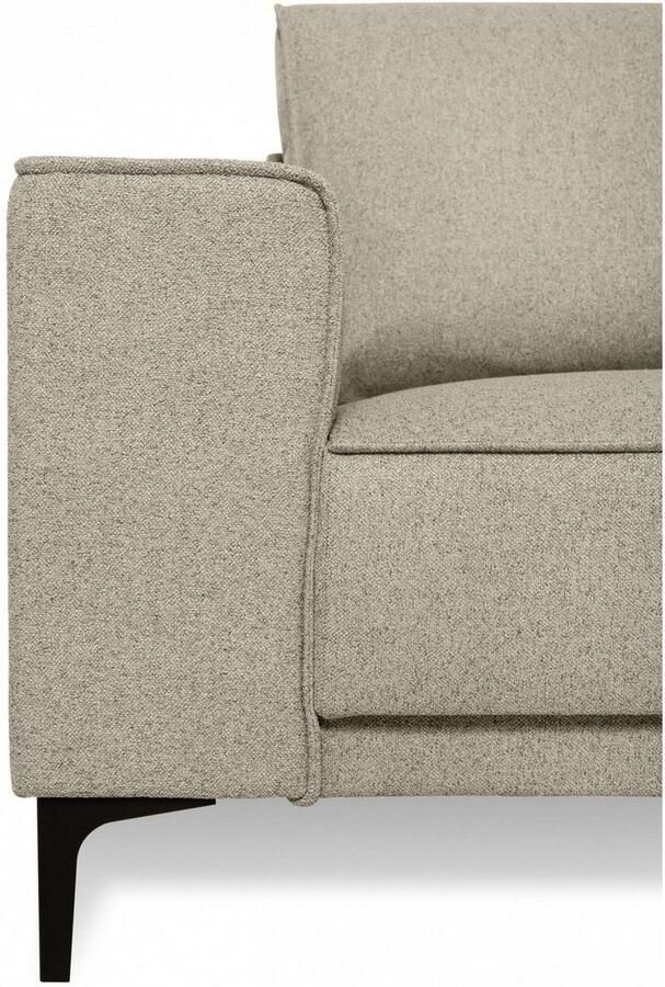 Places of Style Hoekbank CASINA met ronde ottoman poef voetenbank in een zachte chenille stof - Foto 4