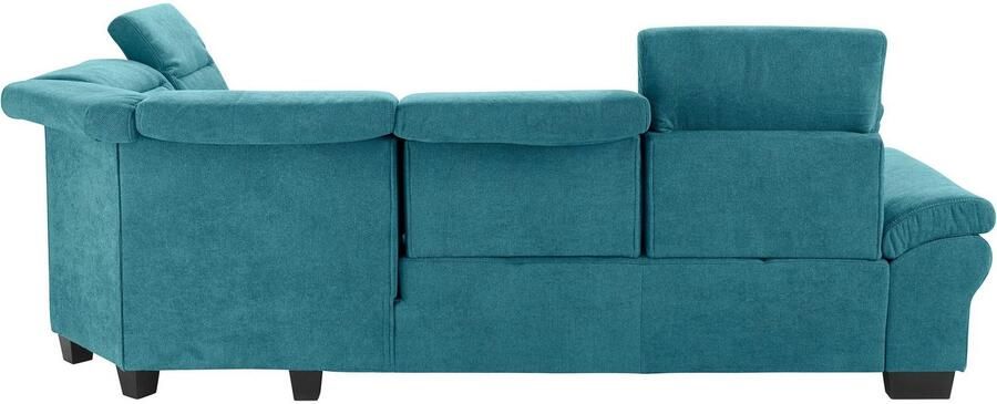 Places of Style Hoekbank Cornwall L-vorm incl. zitdiepteverstelling met slaapfunctie en verstelbaar hoofdeind - Foto 9