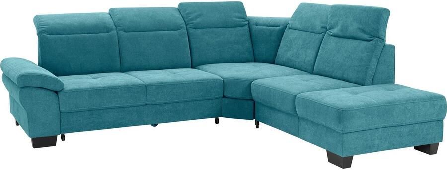 Places of Style Hoekbank Cornwall L-vorm incl. zitdiepteverstelling met slaapfunctie en verstelbaar hoofdeind - Foto 10