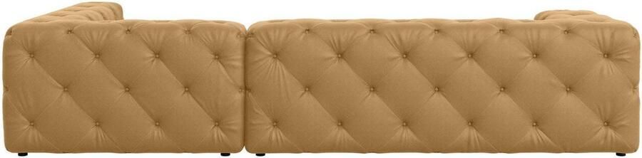 Home affaire Hoekbank FOLLINA L-vorm met klassieke Chesterfield-knoopstiksels - Foto 5
