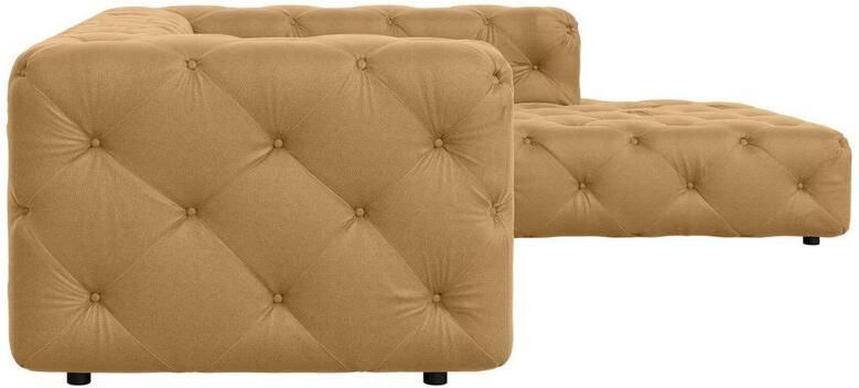 Home affaire Hoekbank FOLLINA L-vorm met klassieke Chesterfield-knoopstiksels - Foto 3