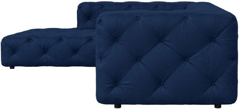 Home affaire Hoekbank FOLLINA L-vorm met klassieke Chesterfield-knoopstiksels - Foto 4