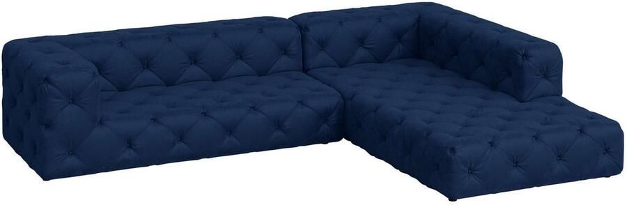Home affaire Hoekbank FOLLINA L-vorm met klassieke Chesterfield-knoopstiksels - Foto 5