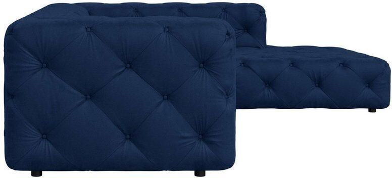 Home affaire Hoekbank FOLLINA L-vorm met klassieke Chesterfield-knoopstiksels - Foto 4