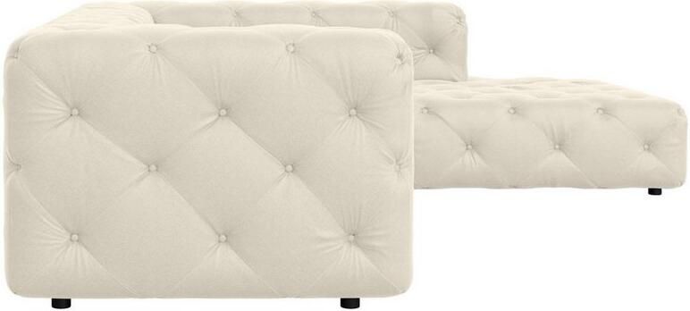 Home affaire Hoekbank FOLLINA L-vorm met klassieke Chesterfield-knoopstiksels - Foto 3