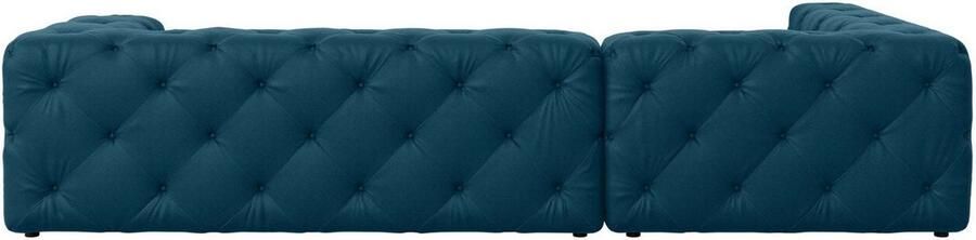 Home affaire Hoekbank FOLLINA L-vorm met klassieke Chesterfield-knoopstiksels - Foto 5