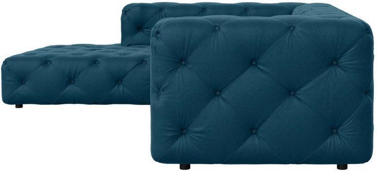 Home affaire Hoekbank FOLLINA L-vorm met klassieke Chesterfield-knoopstiksels - Foto 3