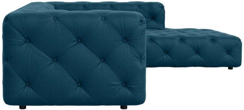 Home affaire Hoekbank FOLLINA L-vorm met klassieke Chesterfield-knoopstiksels - Foto 4