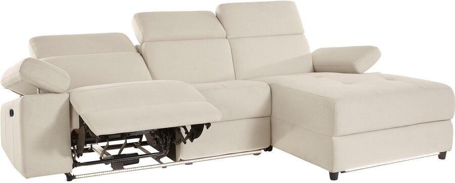 Places of Style Hoekbank Kilado L-vorm met relaxfunctie verstelbare armleuning verstelbare hoofdsteun - Foto 19