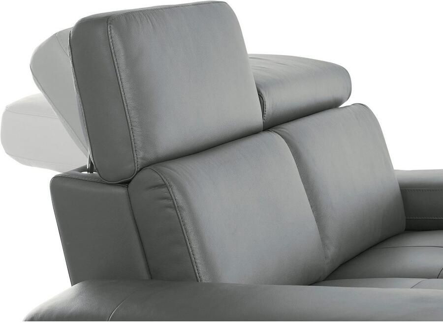 Places of Style Hoekbank Kilado L-vorm met relaxfunctie verstelbare armleuning verstelbare hoofdsteun