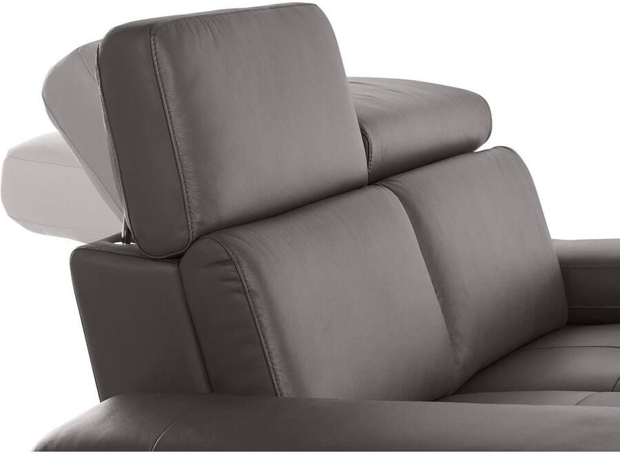 Places of Style Hoekbank Kilado L-vorm met relaxfunctie verstelbare armleuning verstelbare hoofdsteun