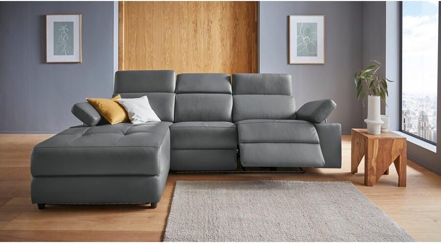 Places of Style Hoekbank Kilado L-vorm met relaxfunctie verstelbare armleuning verstelbare hoofdsteun - Foto 10