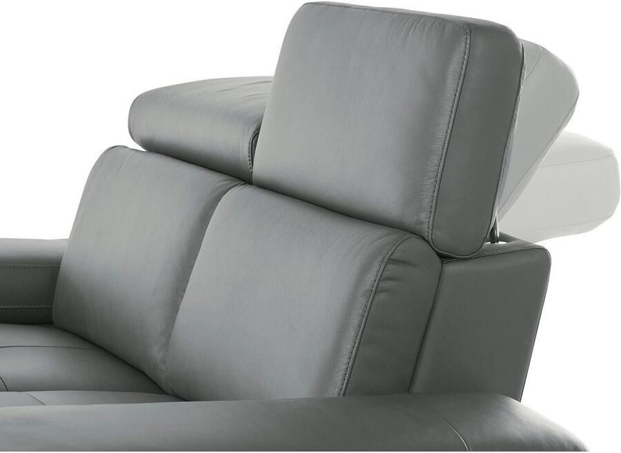 Places of Style Hoekbank Kilado L-vorm met relaxfunctie verstelbare armleuning verstelbare hoofdsteun