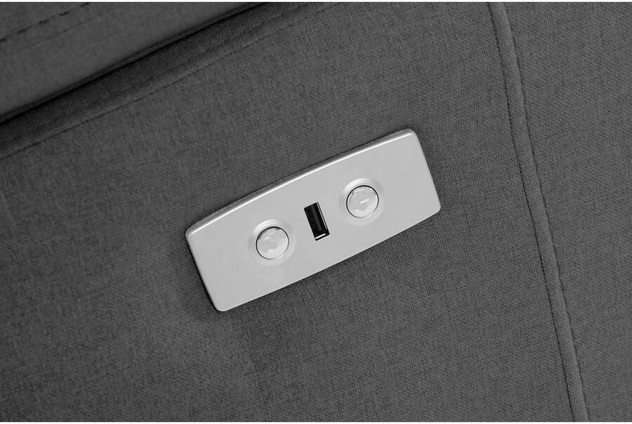 Places of Style Hoekbank Kilado L-vorm met relaxfunctie verstelbare armleuning verstelbare hoofdsteun - Foto 3