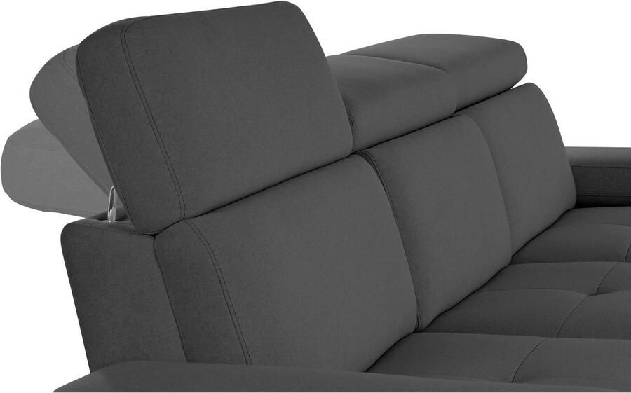 Places of Style Hoekbank Kilado L-vorm met relaxfunctie verstelbare armleuning verstelbare hoofdsteun - Foto 5