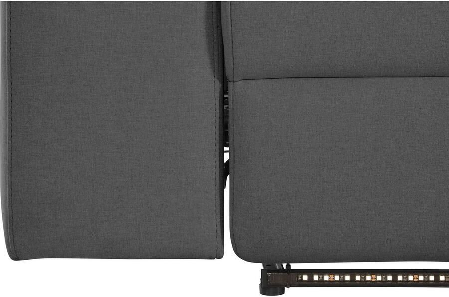 Places of Style Hoekbank Kilado L-vorm met relaxfunctie verstelbare armleuning verstelbare hoofdsteun - Foto 4