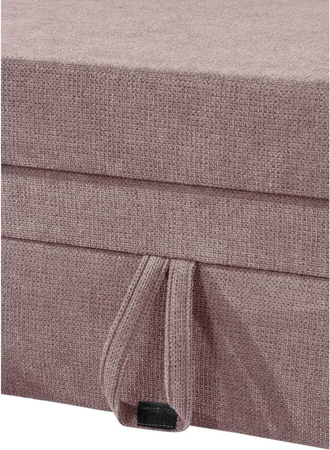 Places of Style Hoekbank Lolland L-vorm Naar keuze met slaapfunctie en bergruimte ook met afwasbare bekleding - Foto 3