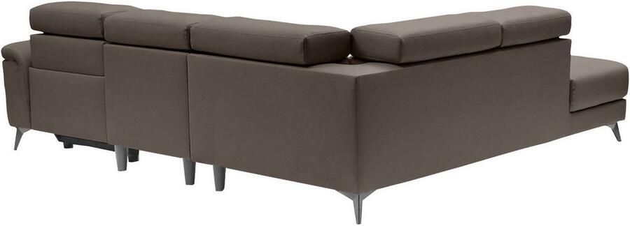 Places of Style Hoekbank Marita met elektrische relaxfunctie in de zitting en usb-aansluiting - Foto 4