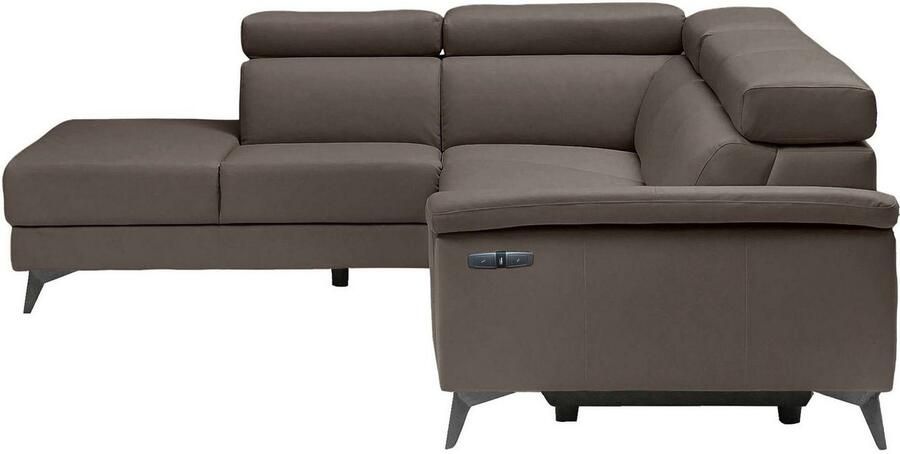 Places of Style Hoekbank Marita met elektrische relaxfunctie in de zitting en usb-aansluiting - Foto 3