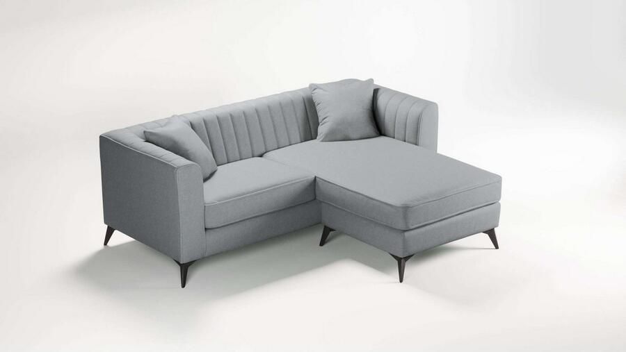 Home affaire Hoekbank MATTHEW L-vorm ideaal voor kleine ruimtes afmetingen B D H: 201 162 74 cm - Foto 4