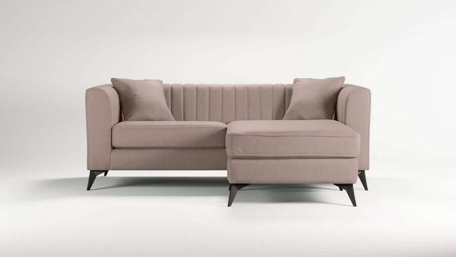 Home affaire Hoekbank MATTHEW L-vorm ideaal voor kleine ruimtes afmetingen B D H: 201 162 74 cm