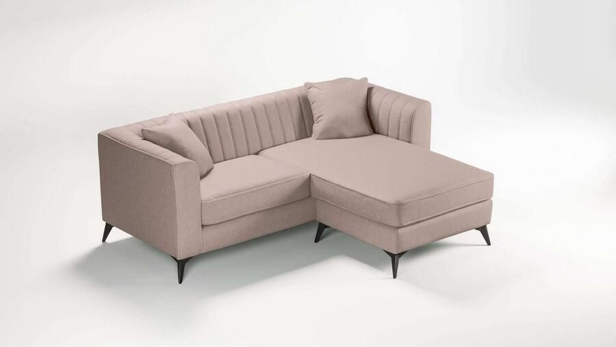 Home affaire Hoekbank MATTHEW L-vorm ideaal voor kleine ruimtes afmetingen B D H: 201 162 74 cm - Foto 4