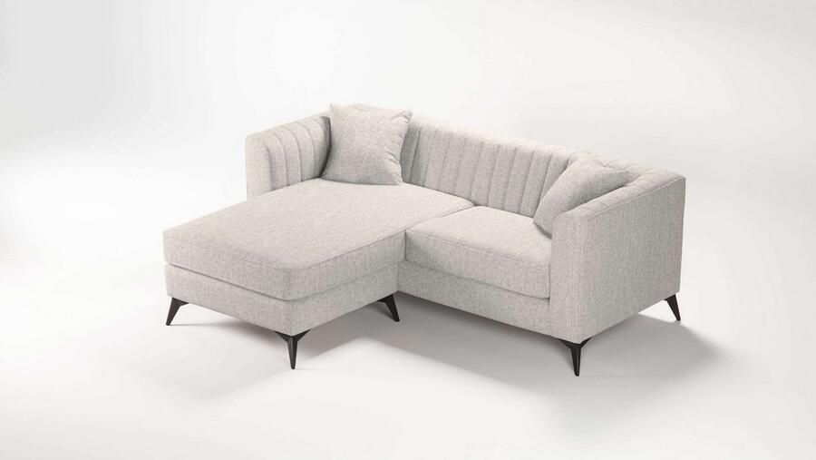 Home affaire Hoekbank MATTHEW L-vorm ideaal voor kleine ruimtes afmetingen B D H: 201 162 74 cm - Foto 5