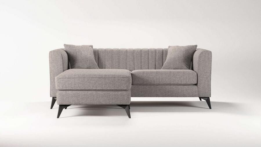 Home affaire Hoekbank MATTHEW L-vorm ideaal voor kleine ruimtes afmetingen B D H: 201 162 74 cm