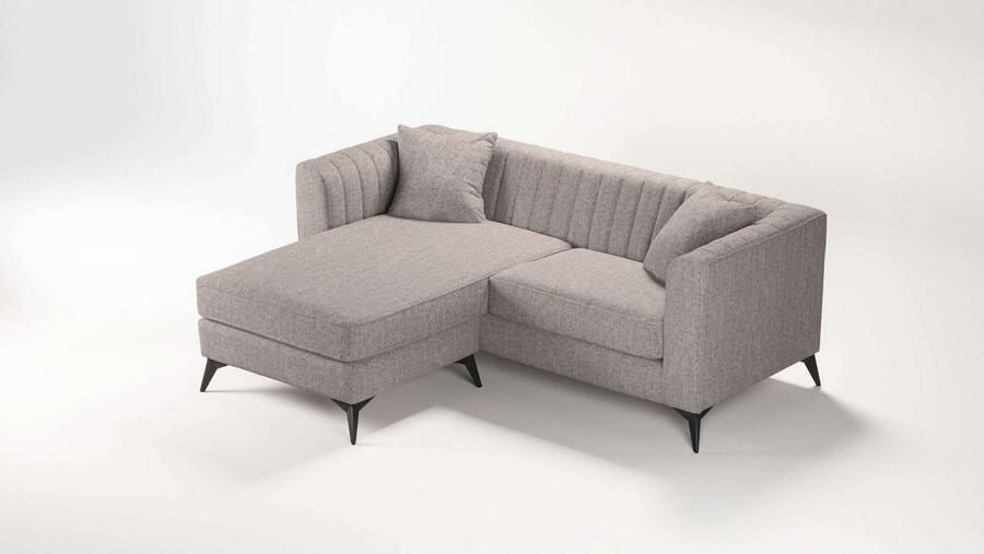 Home affaire Hoekbank MATTHEW L-vorm ideaal voor kleine ruimtes afmetingen B D H: 201 162 74 cm - Foto 4
