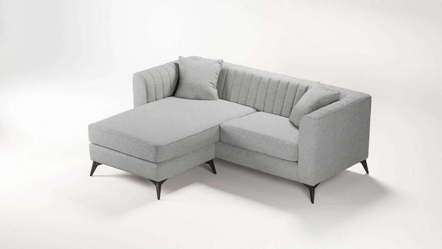 Home affaire Hoekbank MATTHEW L-vorm ideaal voor kleine ruimtes afmetingen B D H: 201 162 74 cm - Foto 4