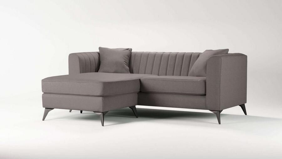 Home affaire Hoekbank MATTHEW L-vorm ideaal voor kleine ruimtes afmetingen B D H: 201 162 74 cm