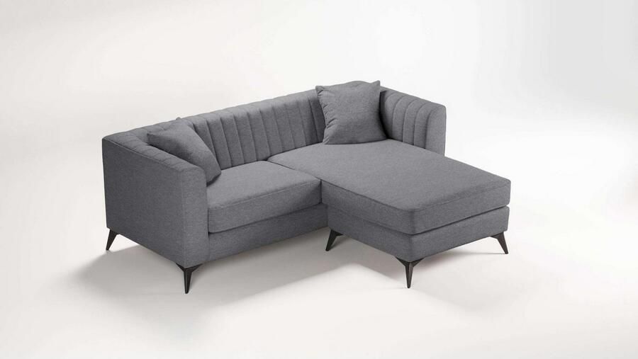 Home affaire Hoekbank MATTHEW L-vorm ideaal voor kleine ruimtes afmetingen B D H: 201 162 74 cm - Foto 3