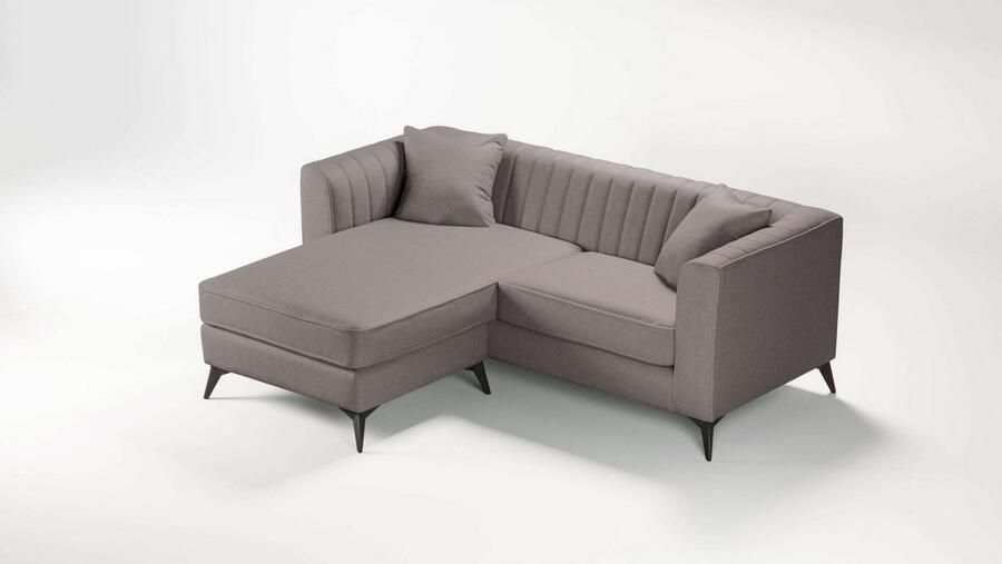 Home affaire Hoekbank MATTHEW L-vorm ideaal voor kleine ruimtes afmetingen B D H: 201 162 74 cm - Foto 4