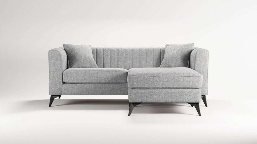 Home affaire Hoekbank MATTHEW L-vorm ideaal voor kleine ruimtes afmetingen B D H: 201 162 74 cm