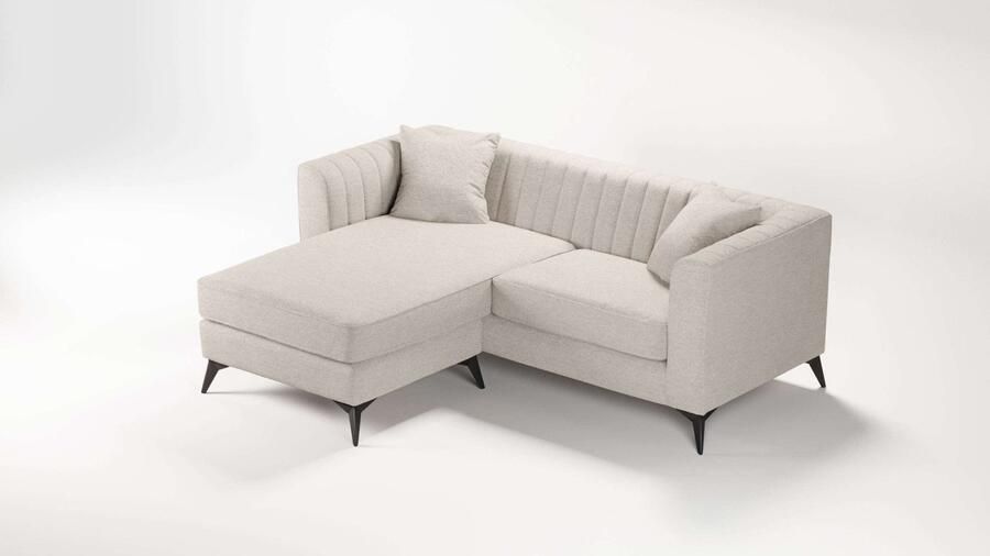 Home affaire Hoekbank MATTHEW L-vorm ideaal voor kleine ruimtes afmetingen B D H: 201 162 74 cm - Foto 4