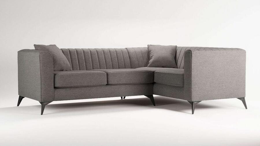 Home affaire Hoekbank MATTHEW L-vorm ideaal voor kleine ruimtes afmetingen B D H: 240 167 74 cm - Foto 3